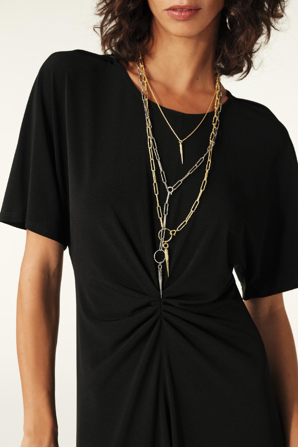 Ba&sh Robe Midi Jolya Noir