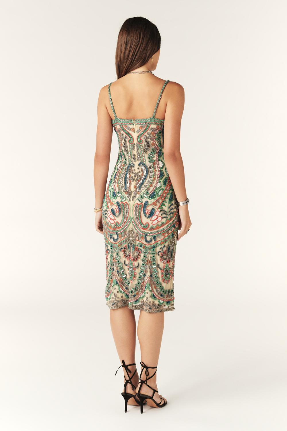 Ba&sh Robe Midi Shaggy Multi