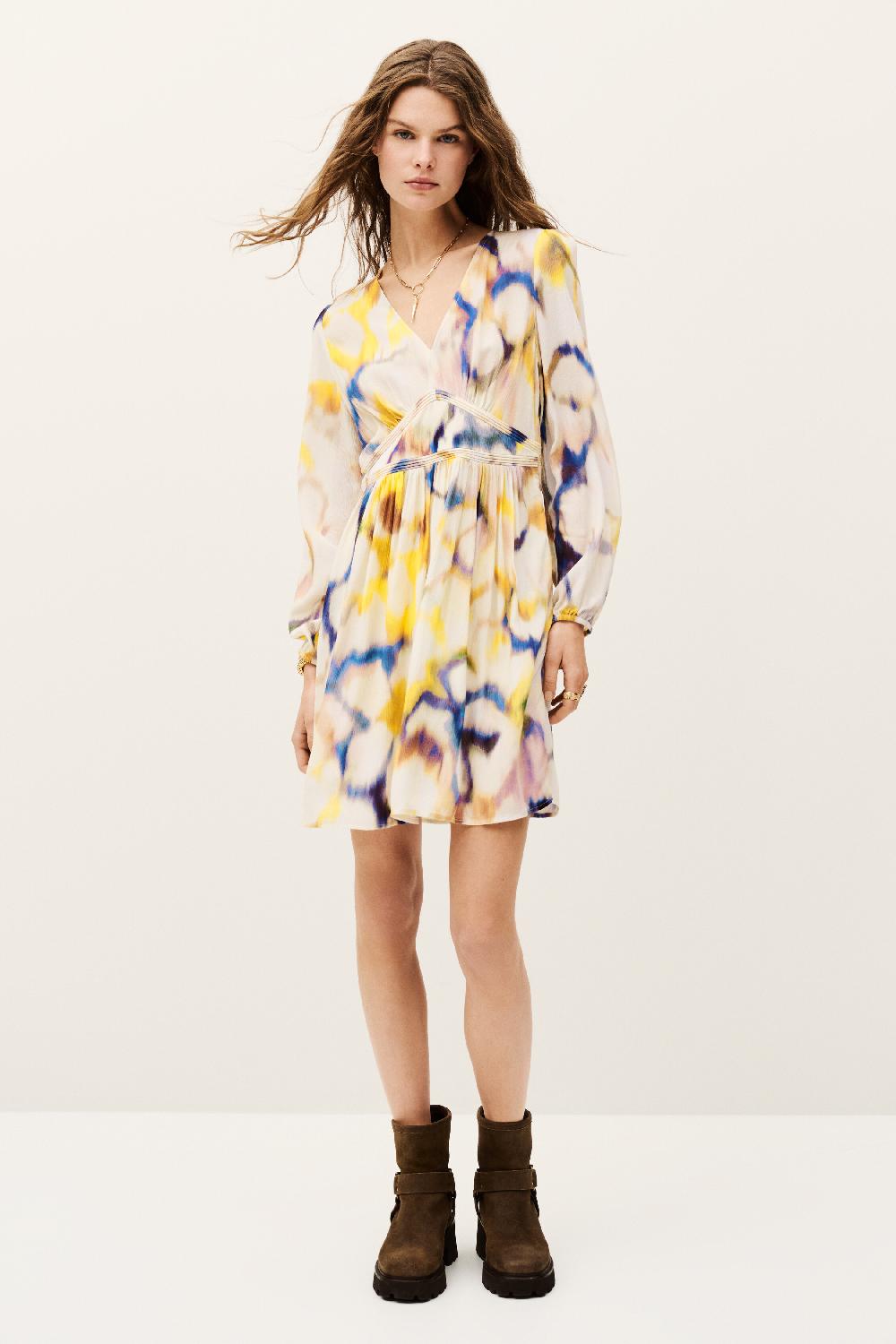 ba&sh Robe Mini AsyméTrique Fredy Multi