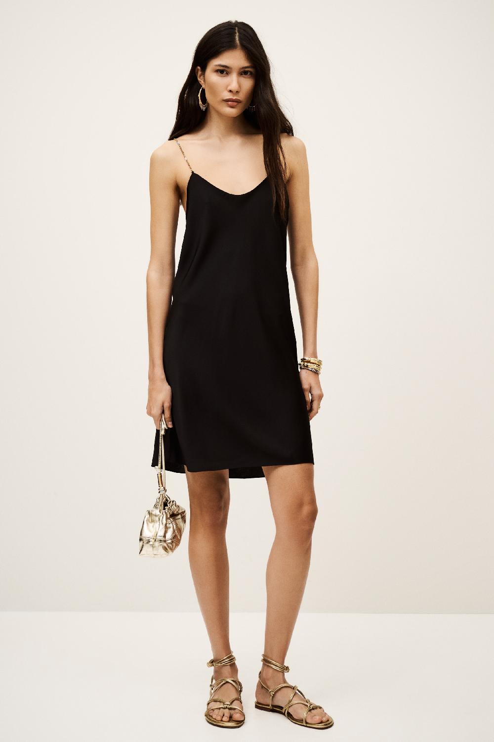 Ba&sh Robe Mini Clem Noir