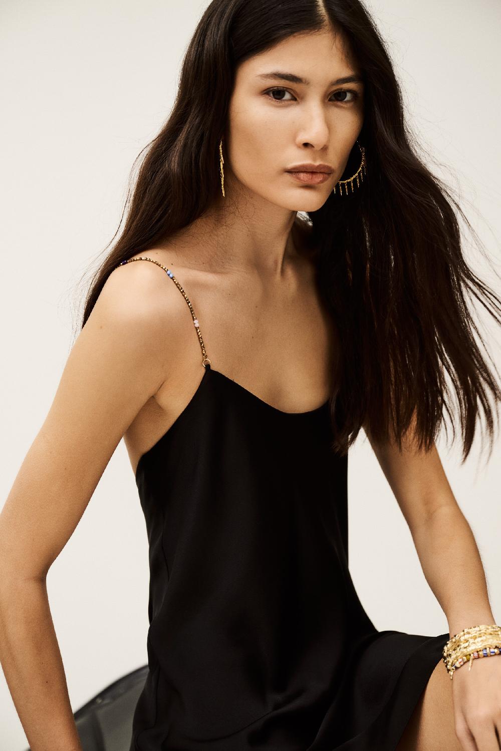 Ba&sh Robe Mini Clem Noir