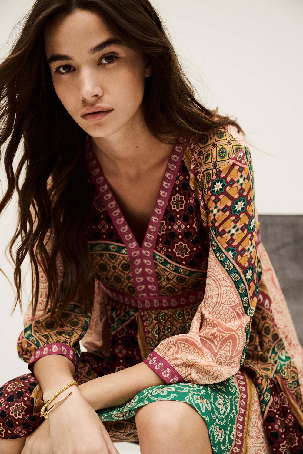 Ba&sh Robe Mini Fingston Multi