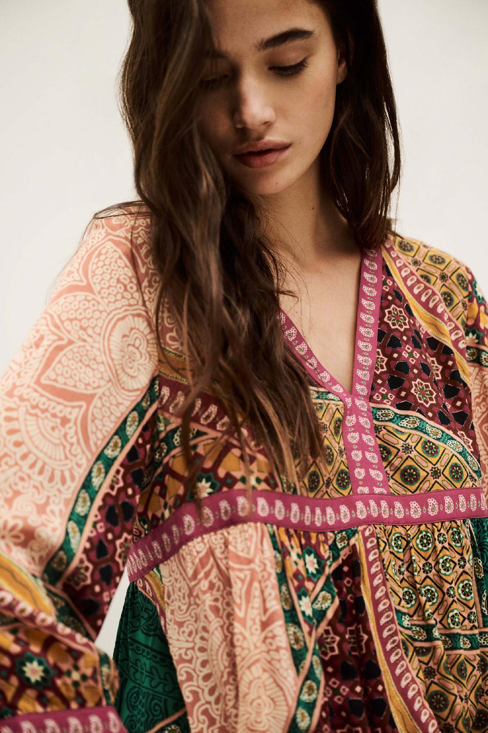 Ba&sh Robe Mini Fingston Multi