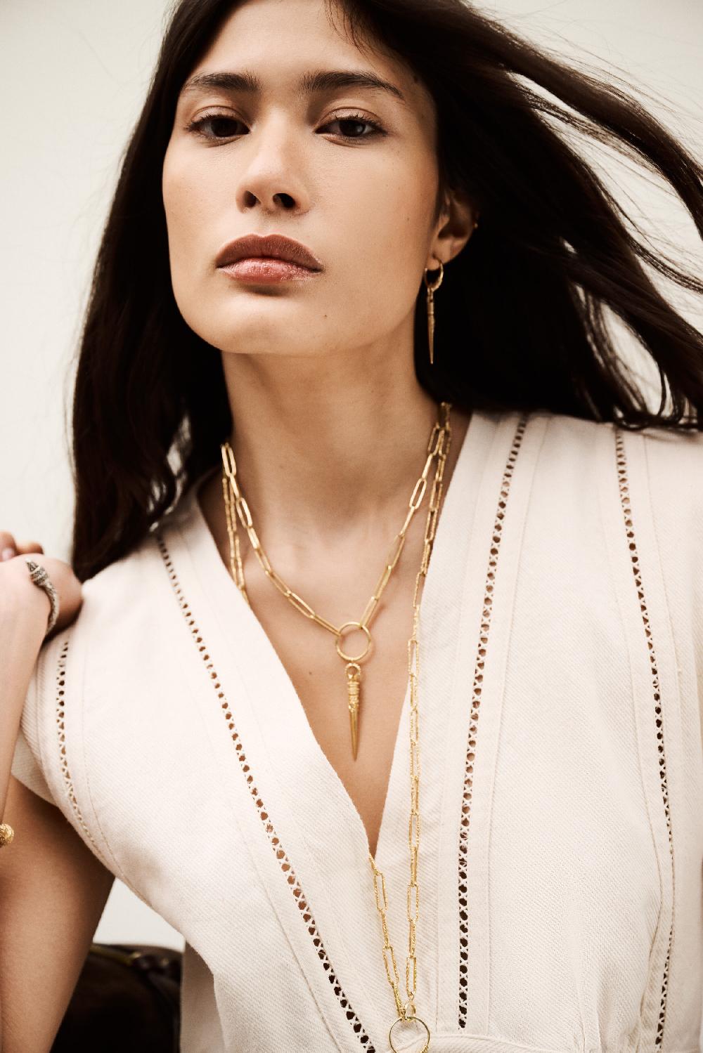 Ba&sh Robe Naria Blanc Ecru