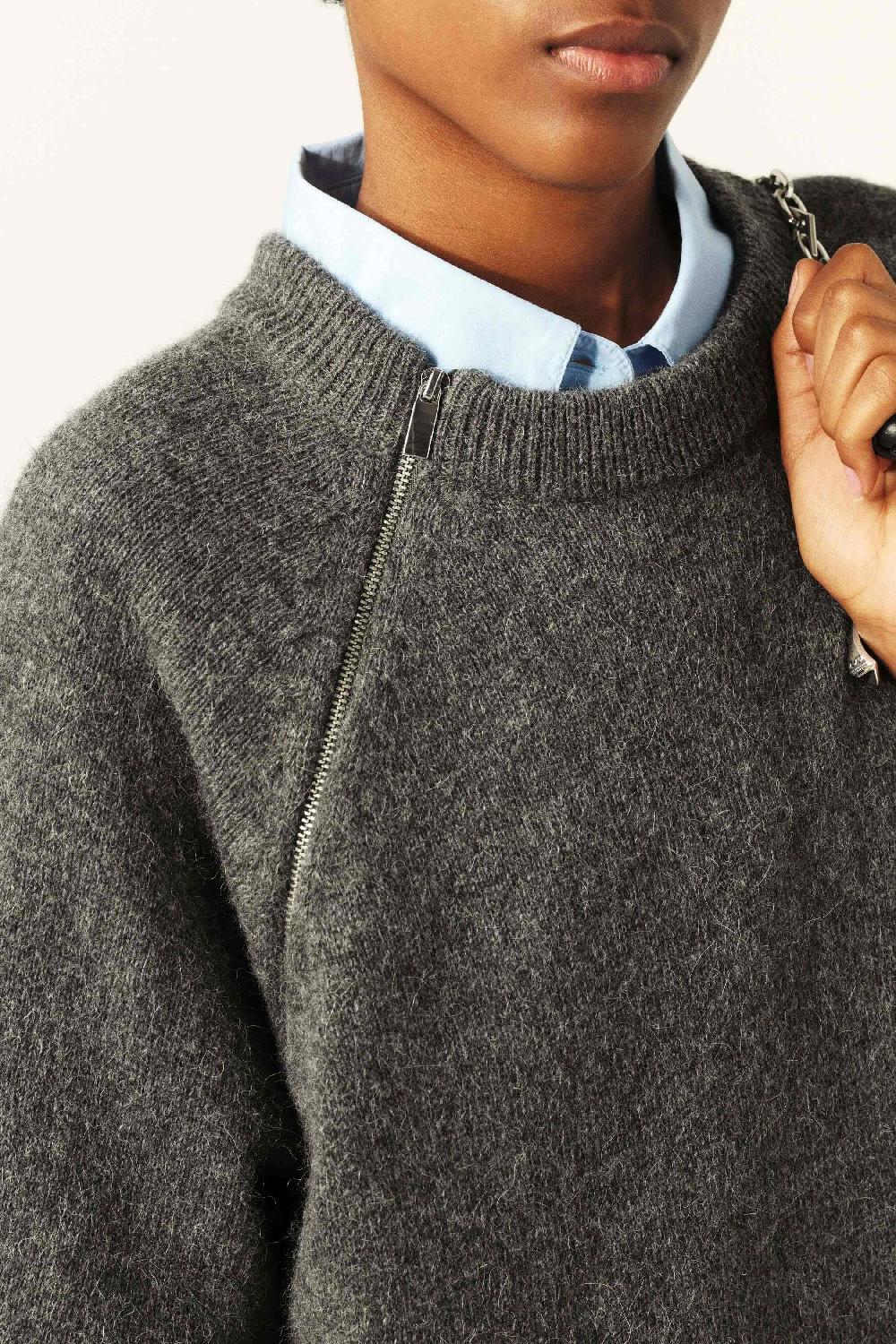 Ba&sh Robe Oversize Dalede Gris