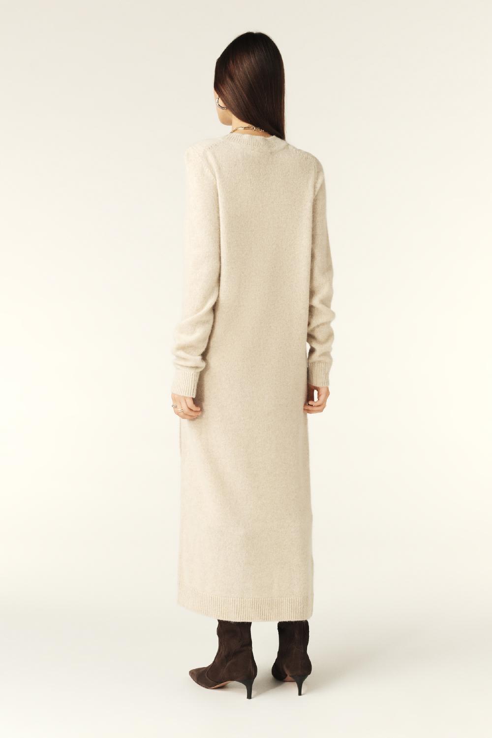 Ba&sh Robe Pull Doree Beige