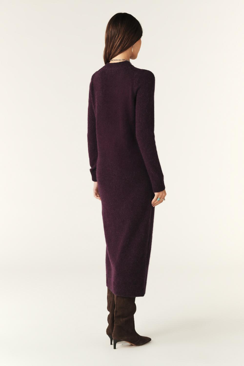 Ba&sh Robe Pull Doree Violet
