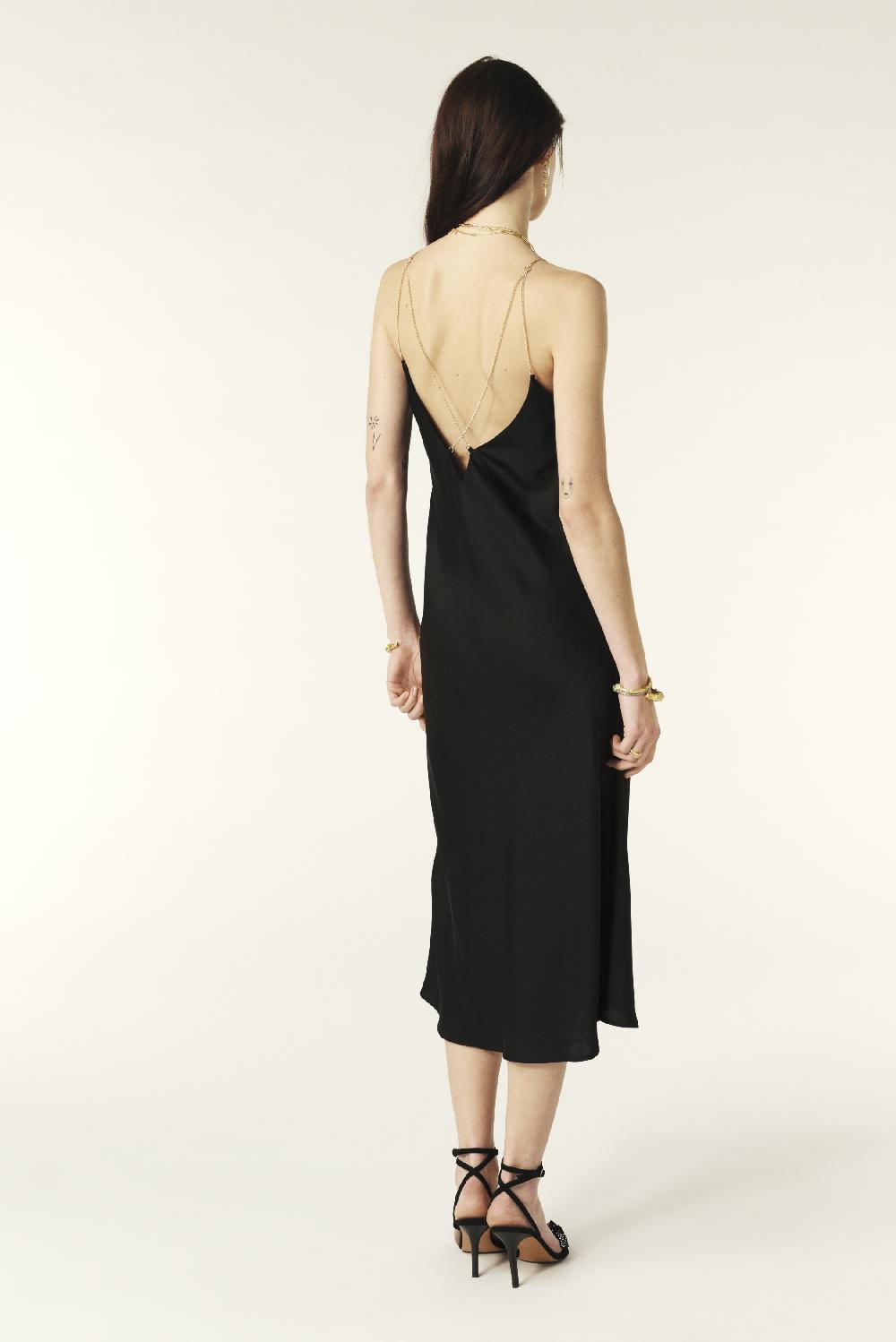 ba&sh Robe Siara Noir