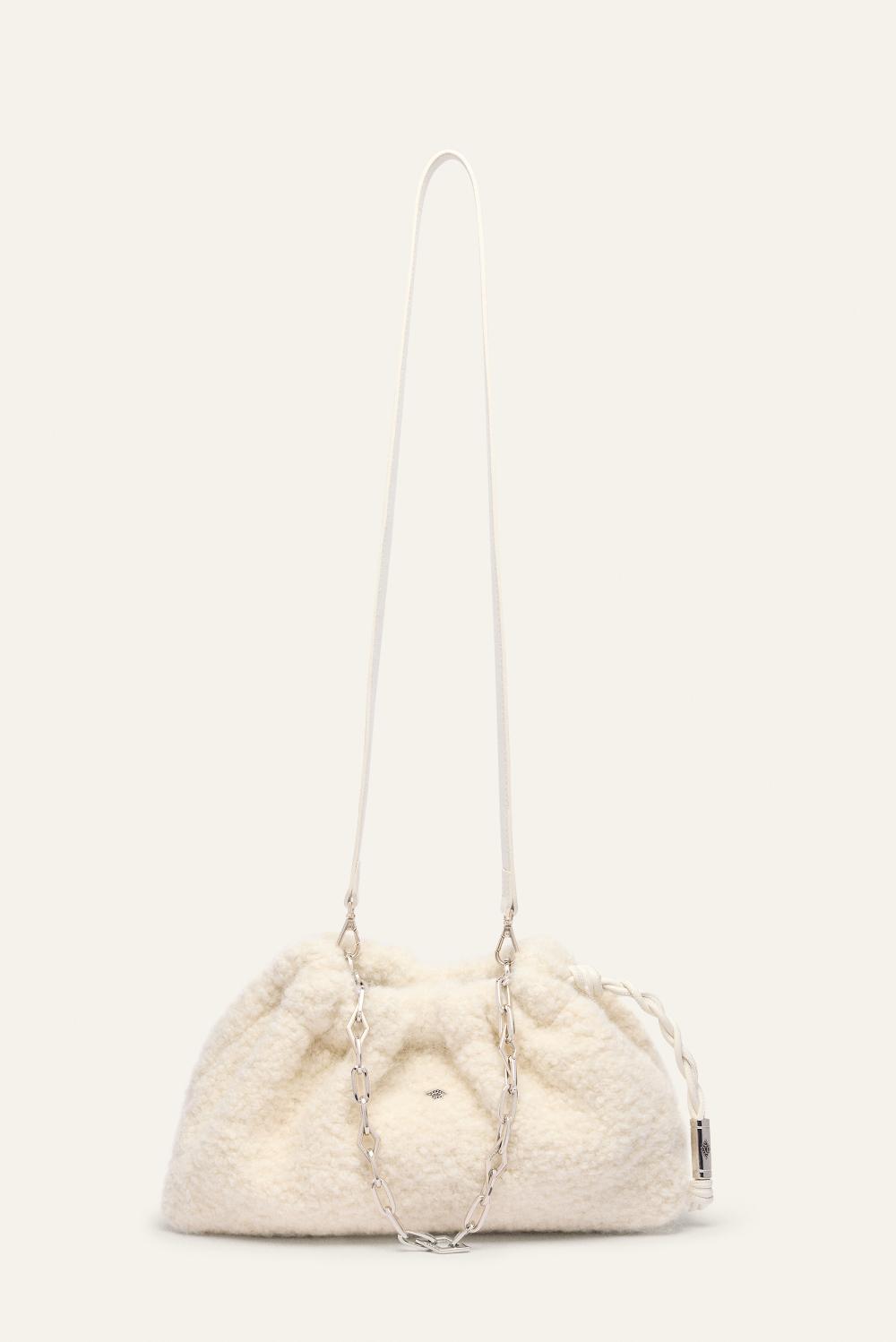 Ba&sh Sac à Main June Blanc Ecru