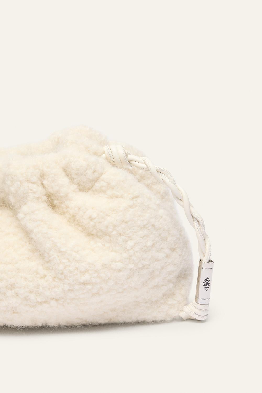 Ba&sh Sac à Main June Blanc Ecru