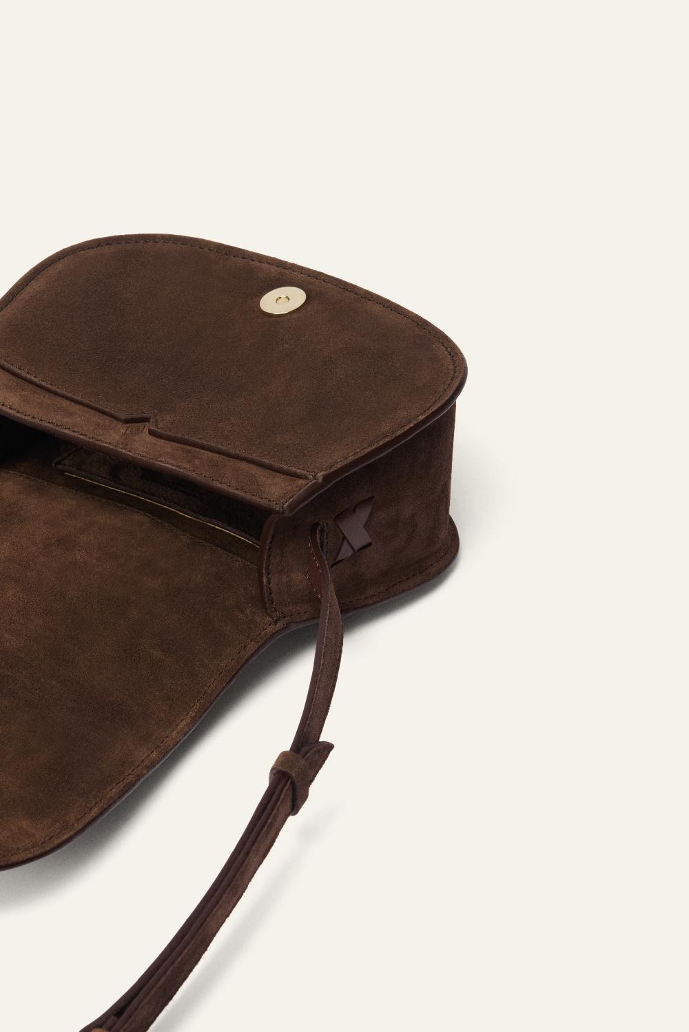 Ba&sh Sac à Rabat Teddy Chocolat