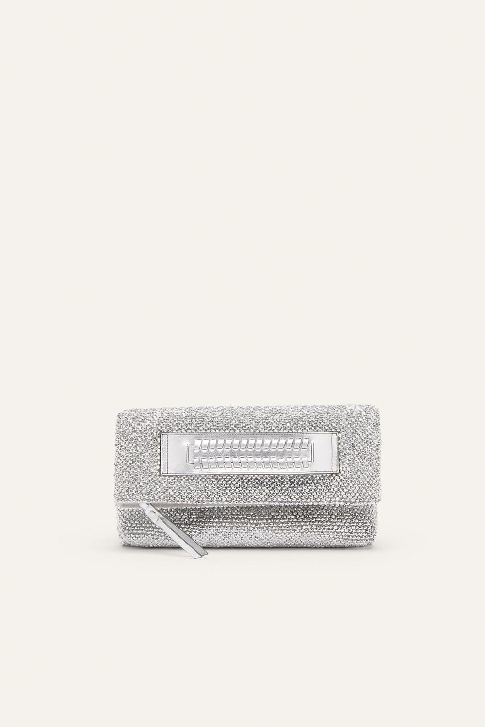 Ba&sh Sac Avec Perles Zoe Gris