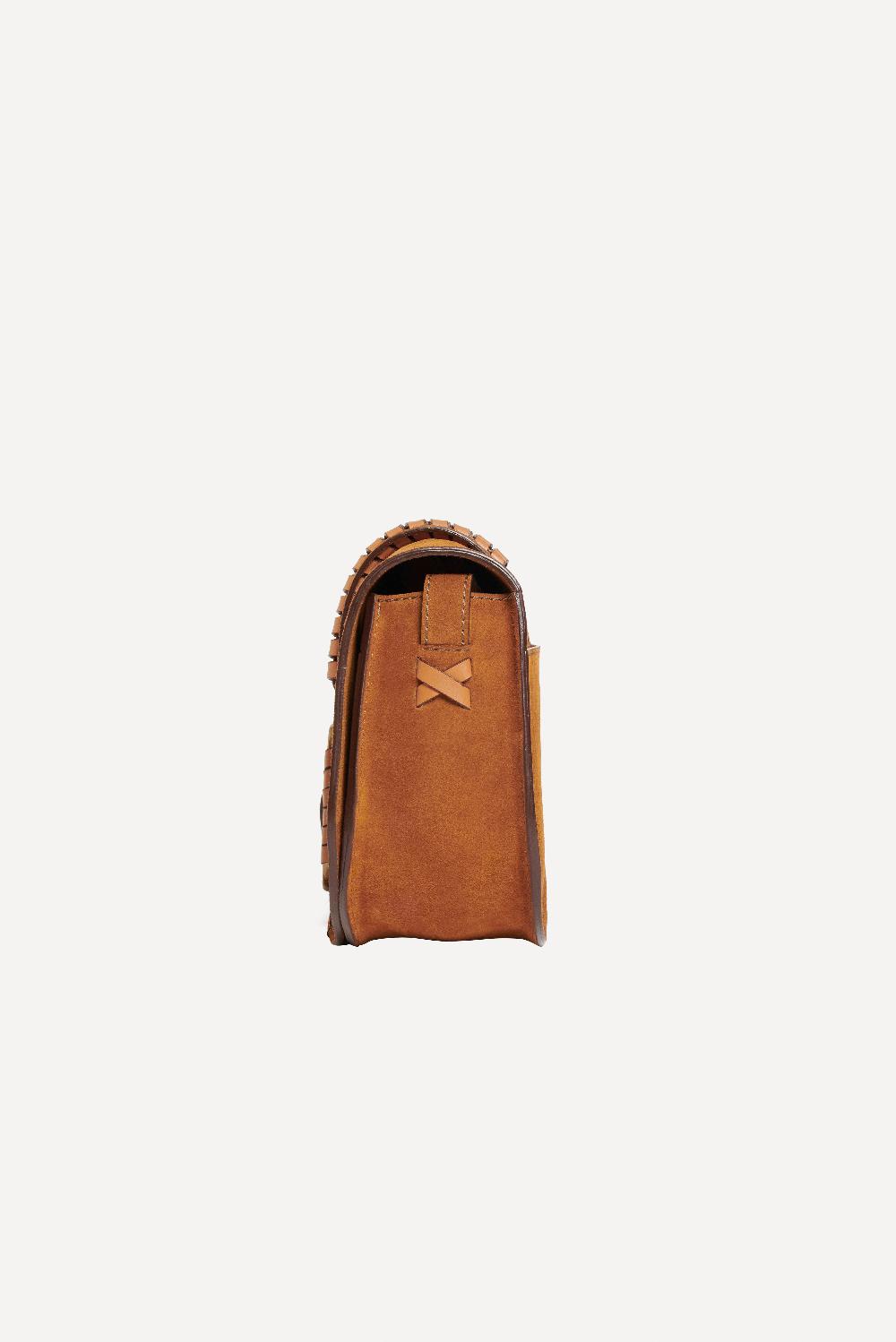 Ba&sh Sac BandoulièRe Teddy Marron