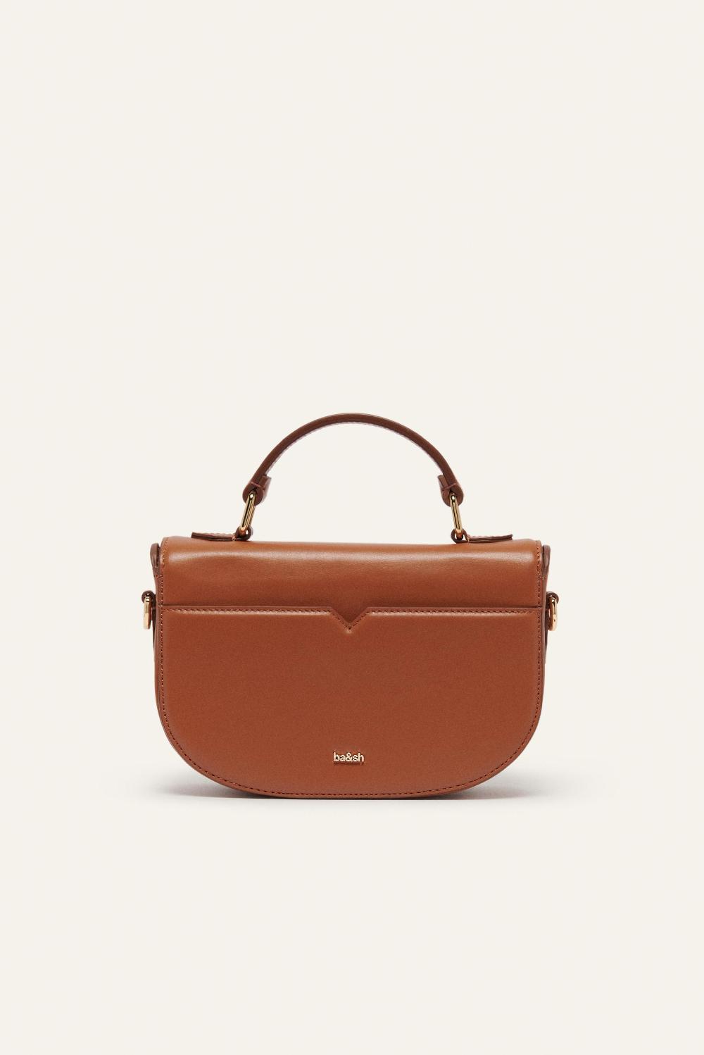 Ba&sh Sac En Cuir Sign Marron