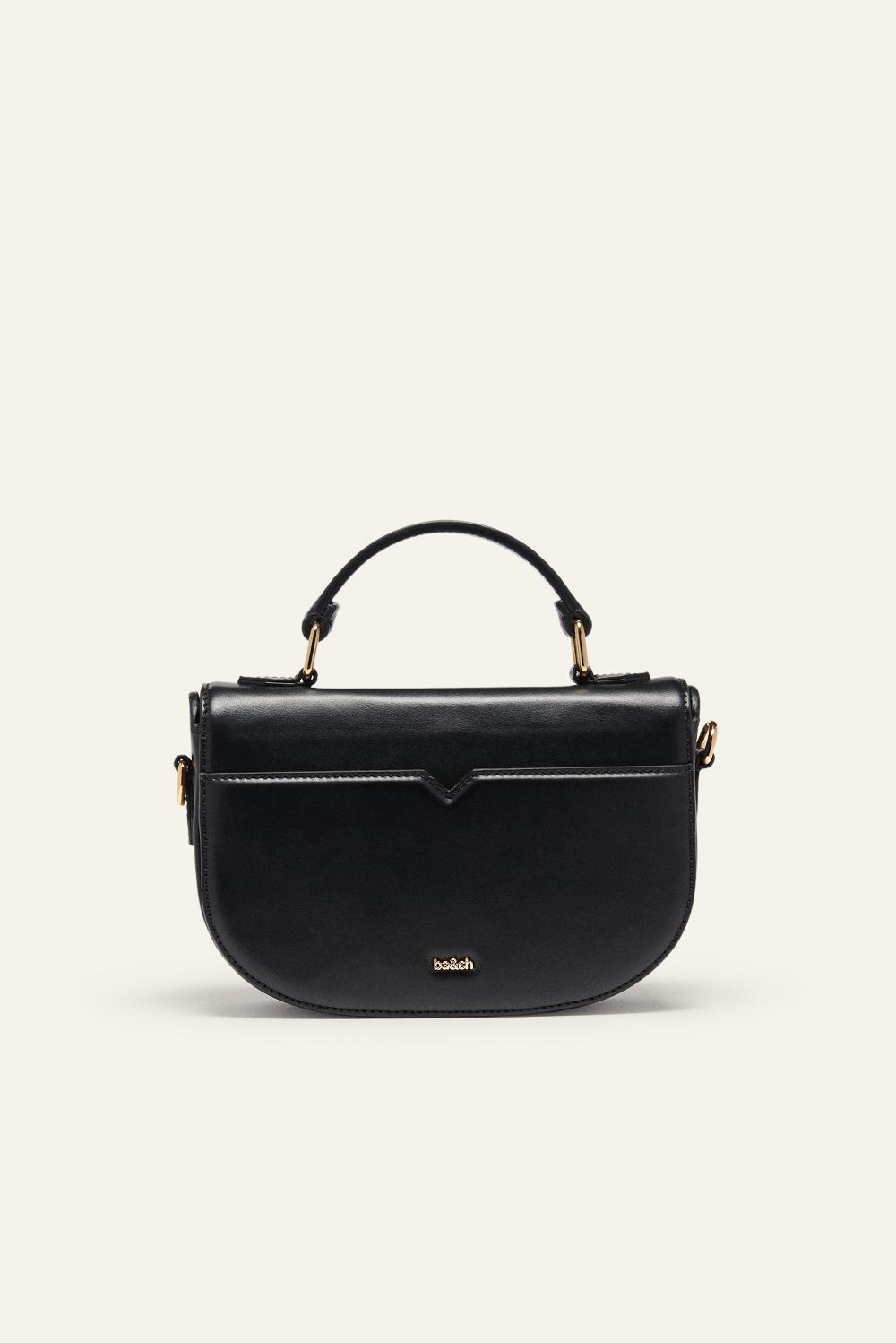 Ba&sh Sac En Cuir Sign Noir