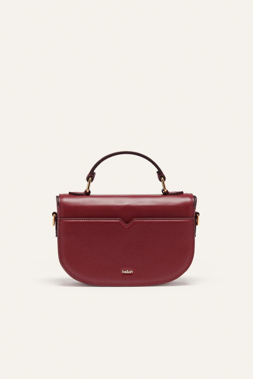 Ba&sh Sac En Cuir Sign Rouge