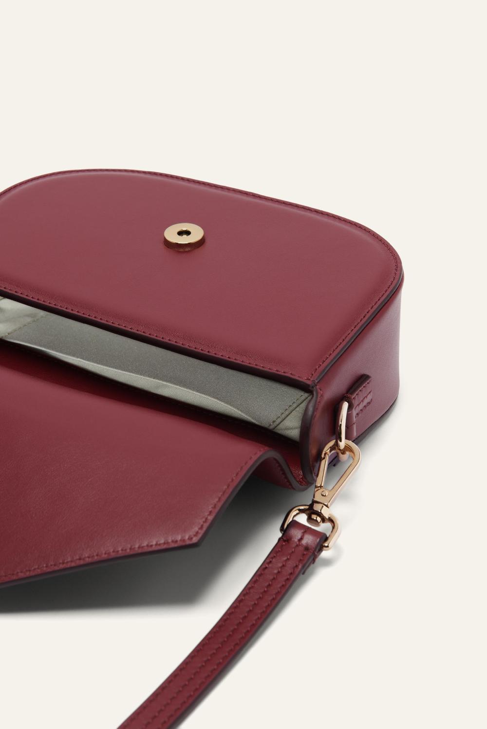 Ba&sh Sac En Cuir Sign Rouge