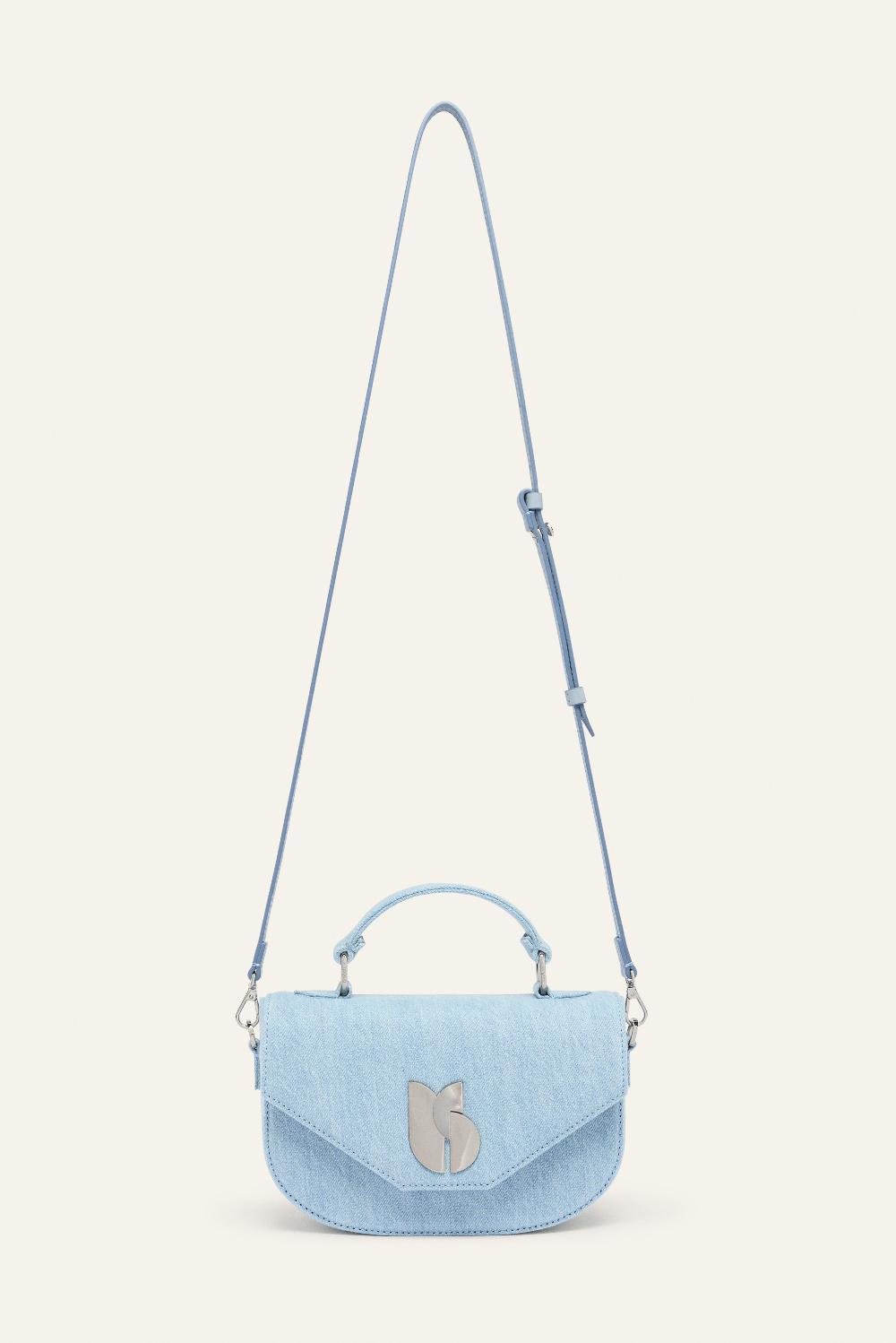 Ba&sh Sac Forme Arrondie Sign Bleu