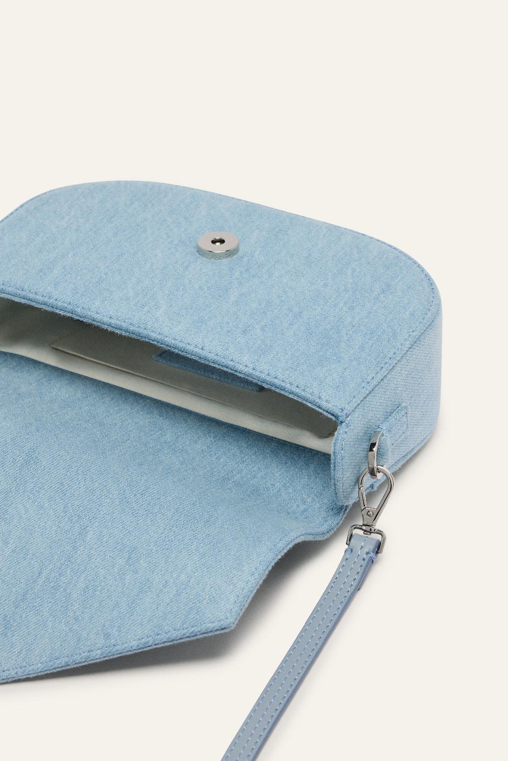 Ba&sh Sac Forme Arrondie Sign Bleu