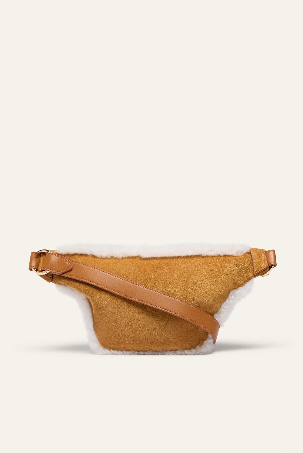 Ba&sh Sac Forme Banane Banane Beige