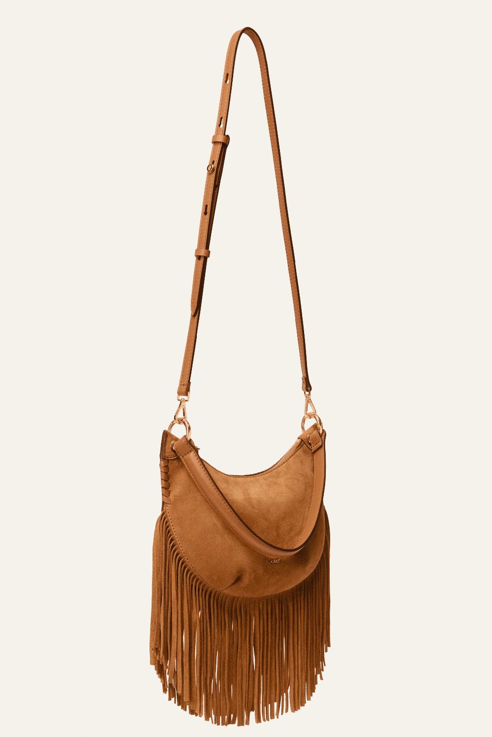 Ba&sh Sac Franges Swing Marron