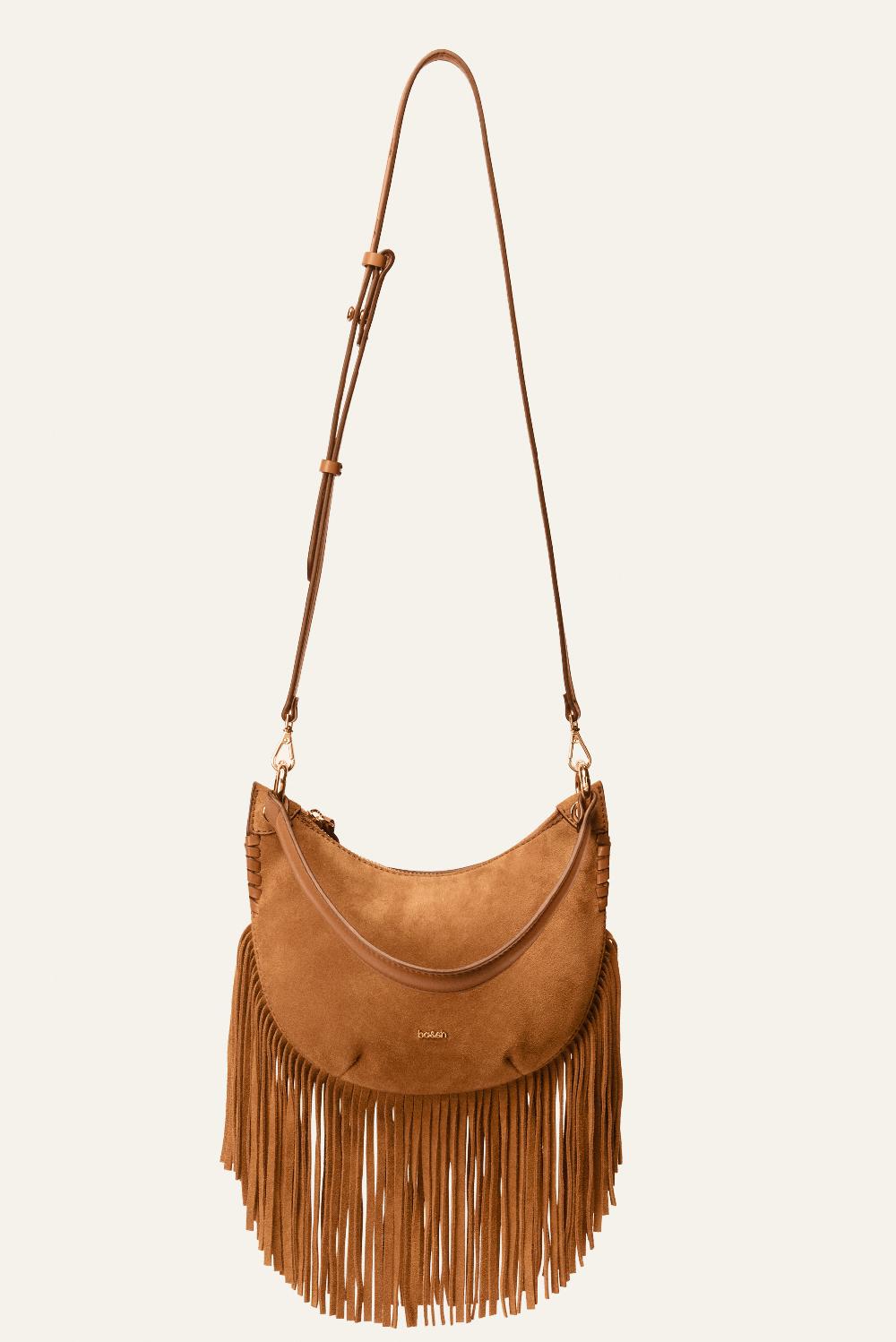Ba&sh Sac Franges Swing Marron