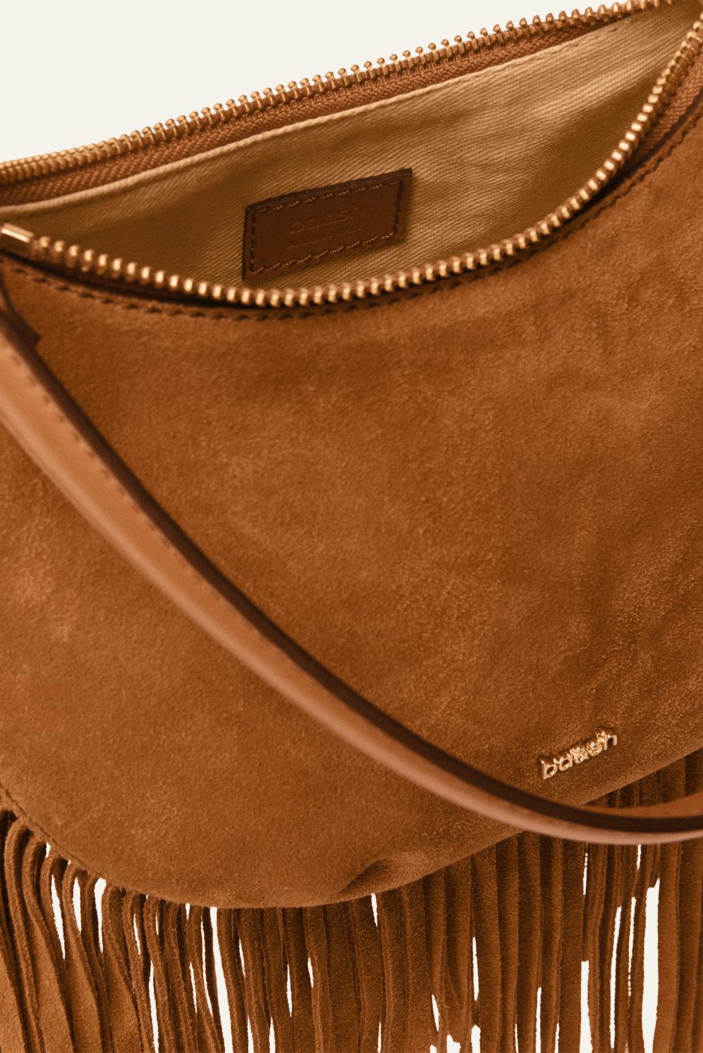 Ba&sh Sac Franges Swing Marron