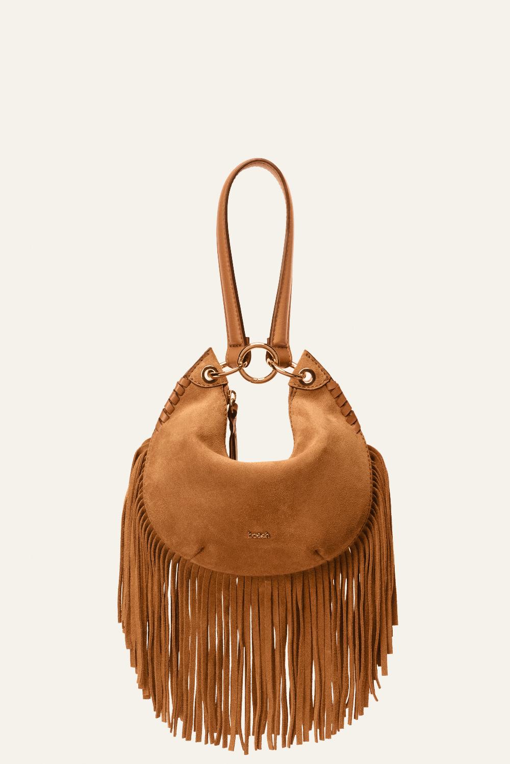 ba&sh Sac Franges Swing Marron