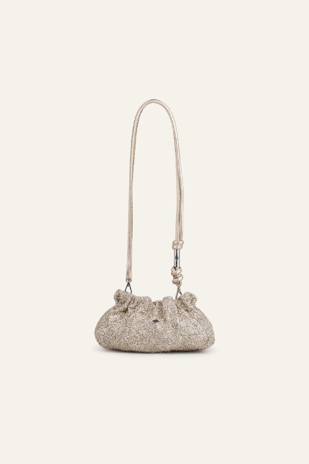 Ba&sh Sac Miniature Avec Sequins June Gris