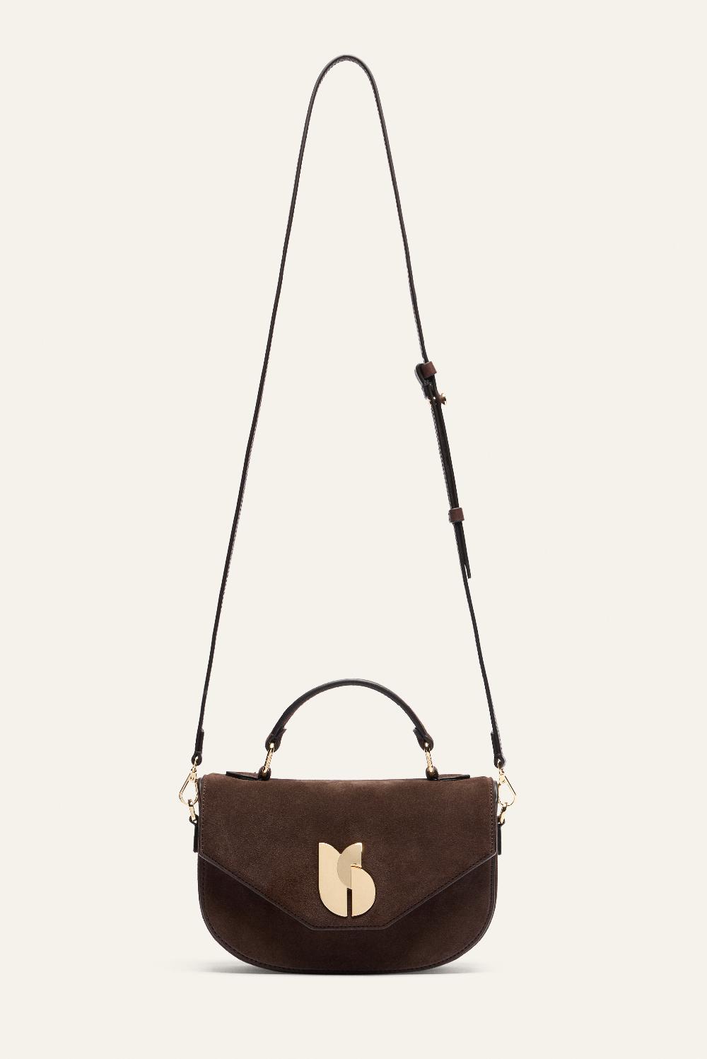 Ba&sh Sac Petit Format Sign Chocolat