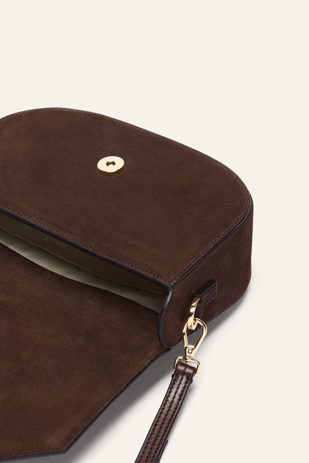 Ba&sh Sac Petit Format Sign Chocolat