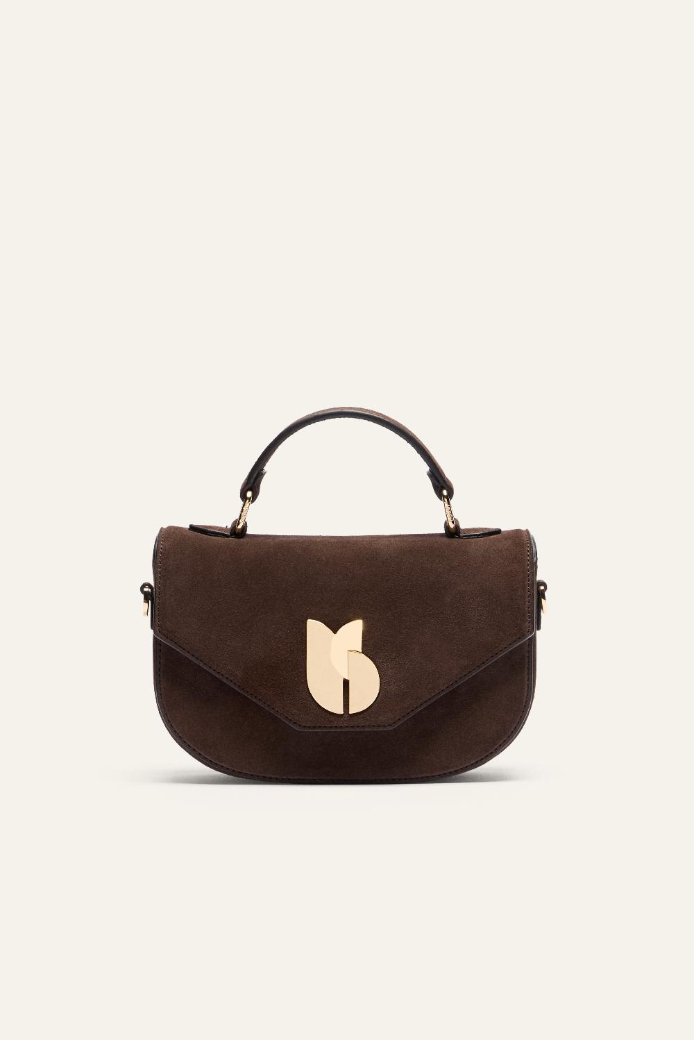 ba&sh Sac Petit Format Sign Chocolat