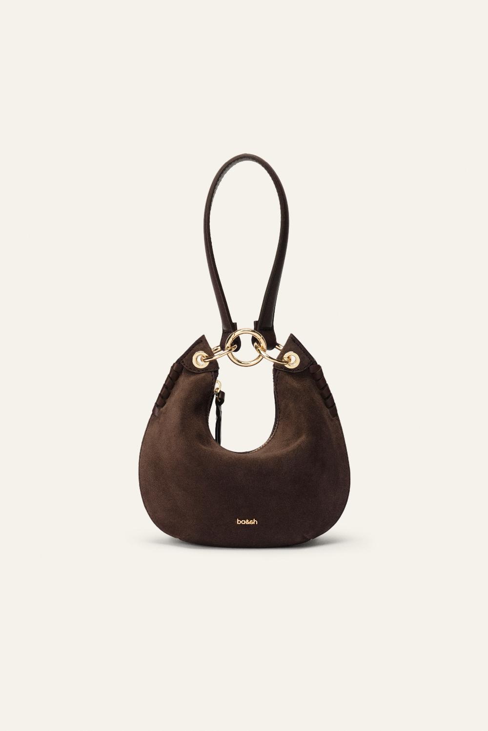 ba&sh Sac Petit Format Swing Chocolat