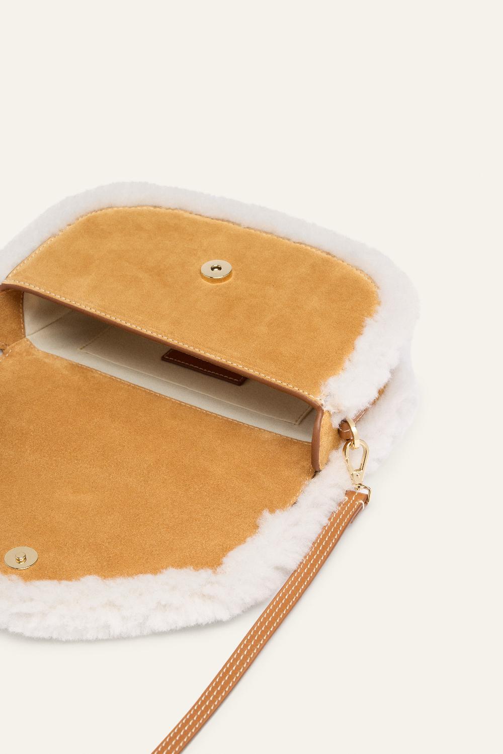 Ba&sh Sac Petit ModèLe Sign Beige