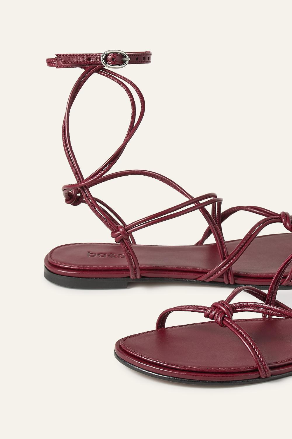 Ba&sh Sandales Ouvertes Brides Cegane Rouge