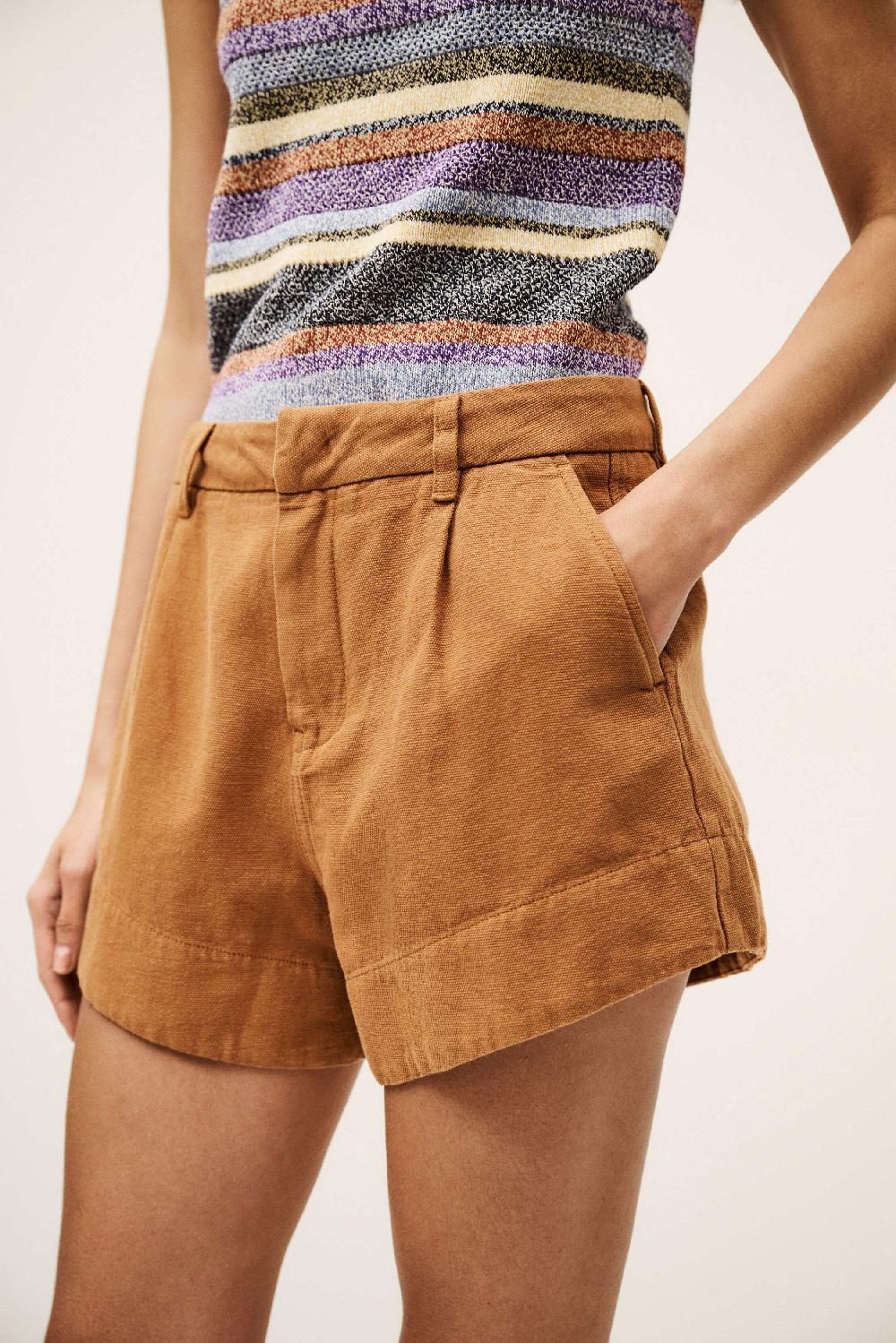 Ba&sh Short Ample Roma Marron