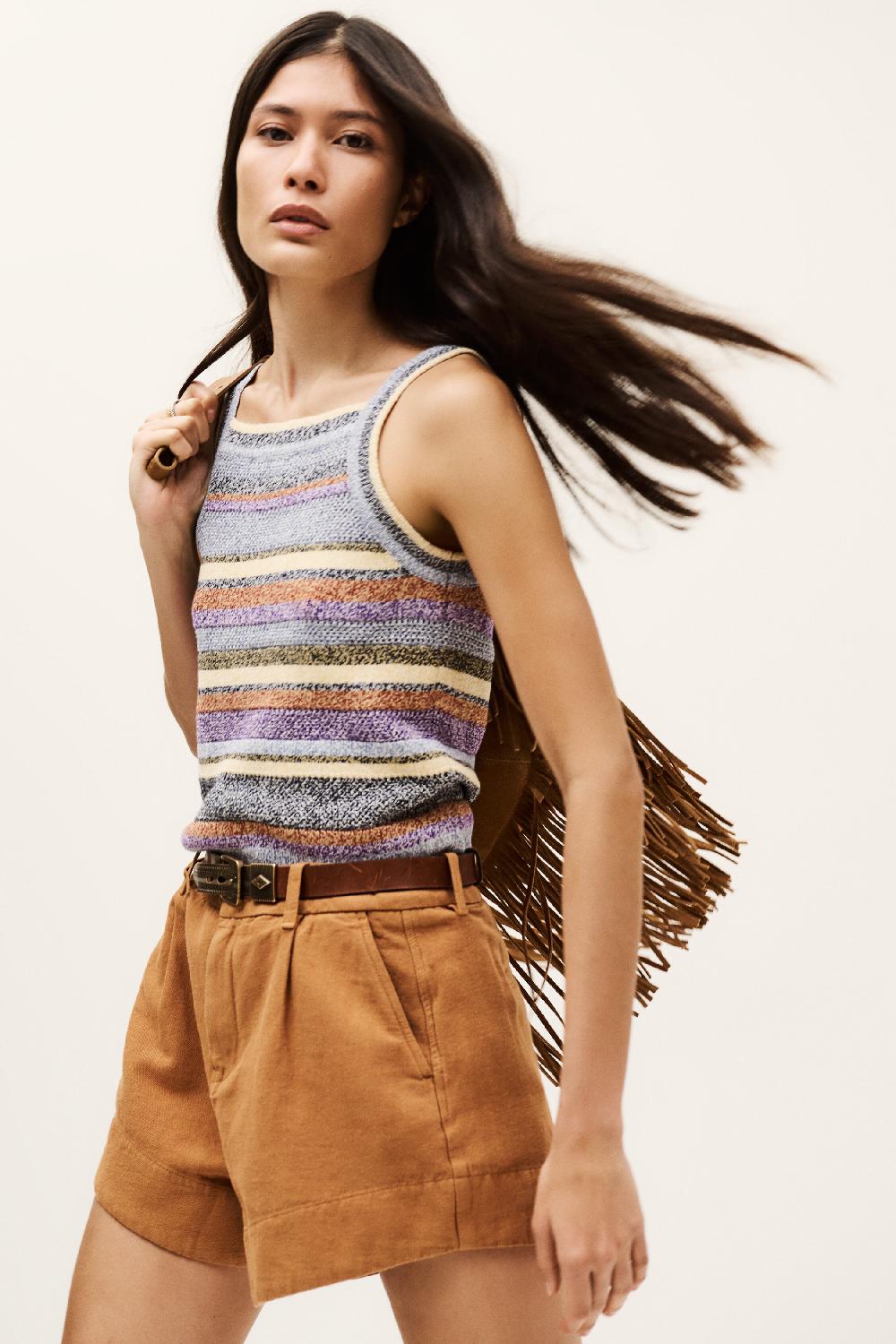 Ba&sh Short Ample Roma Marron