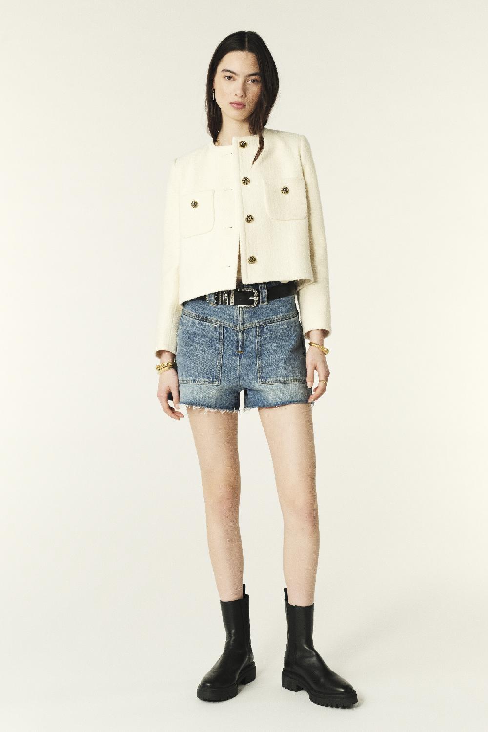 Ba&sh Short David Bleu