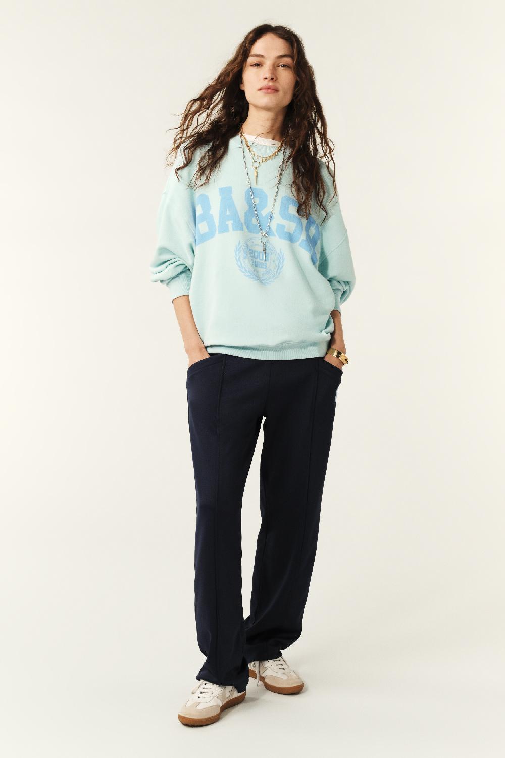 Ba&sh Sweatshirt Benjamin Bleu