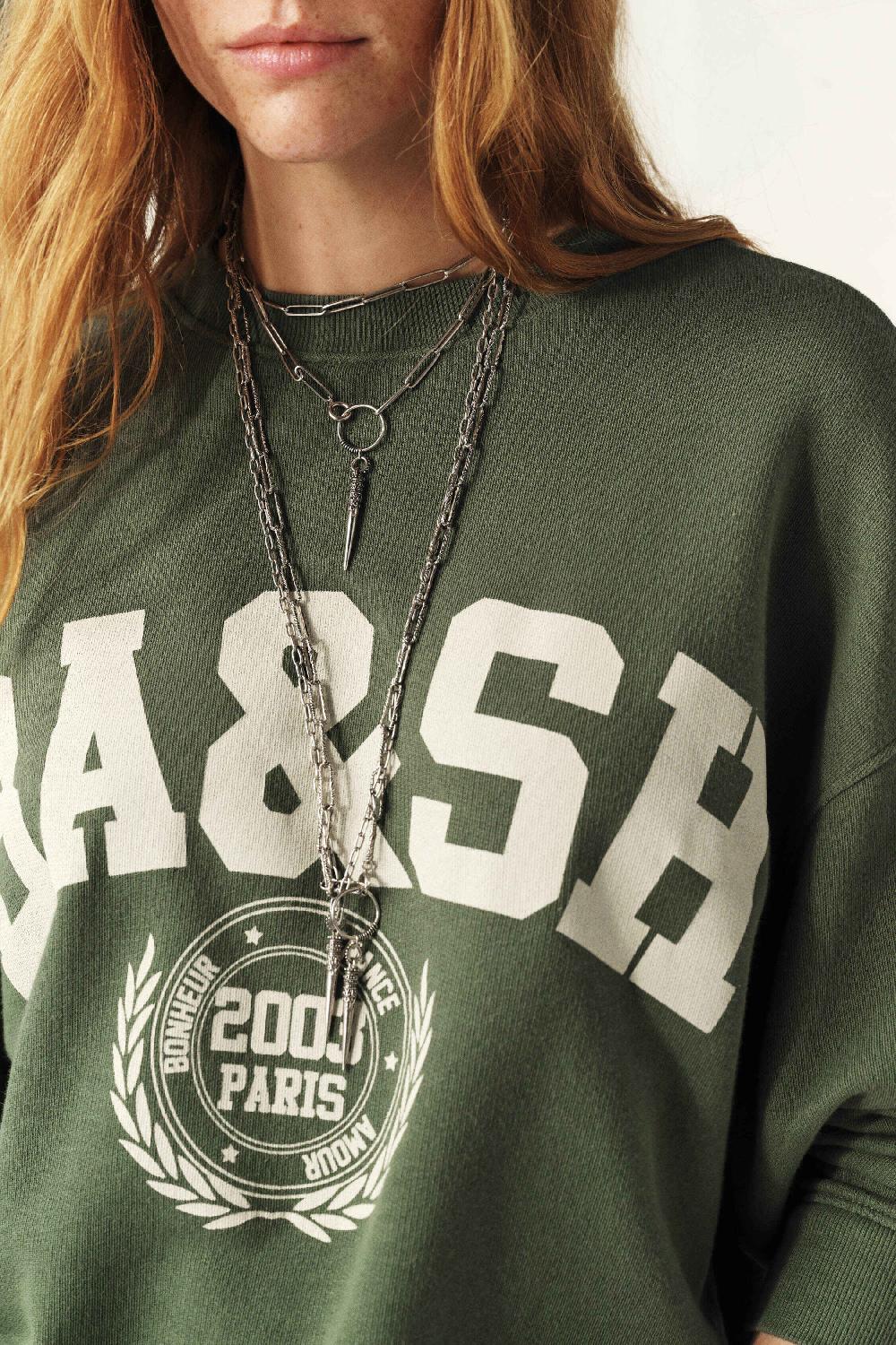 Ba&sh Sweatshirt Benjamin Kaki