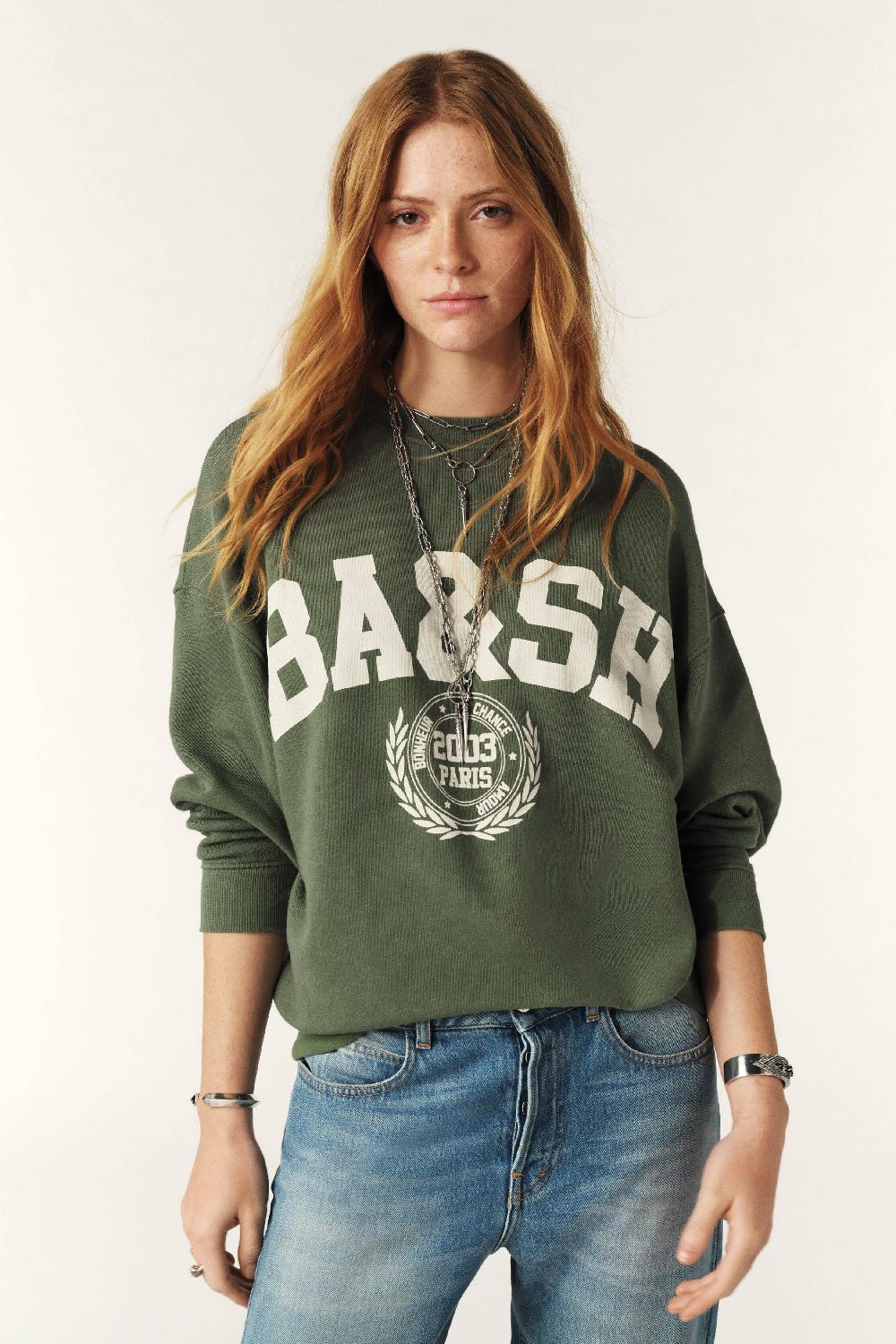 Ba&sh Sweatshirt Benjamin Kaki