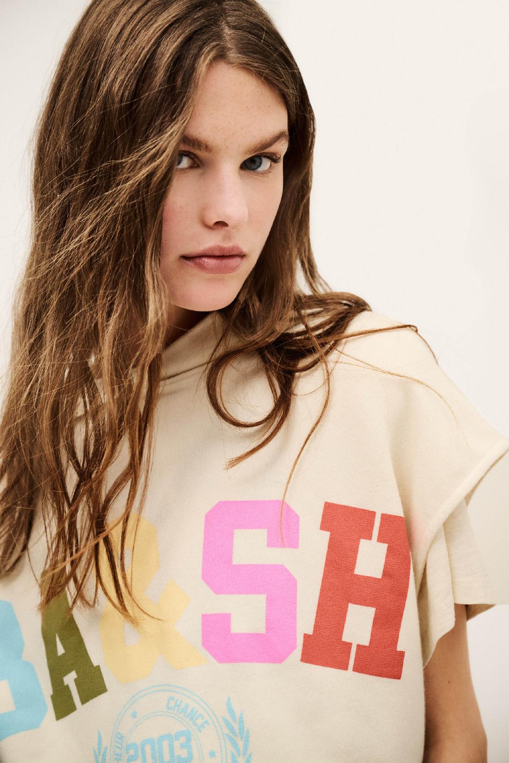 Ba&sh Sweatshirt Beny Blanc Ecru