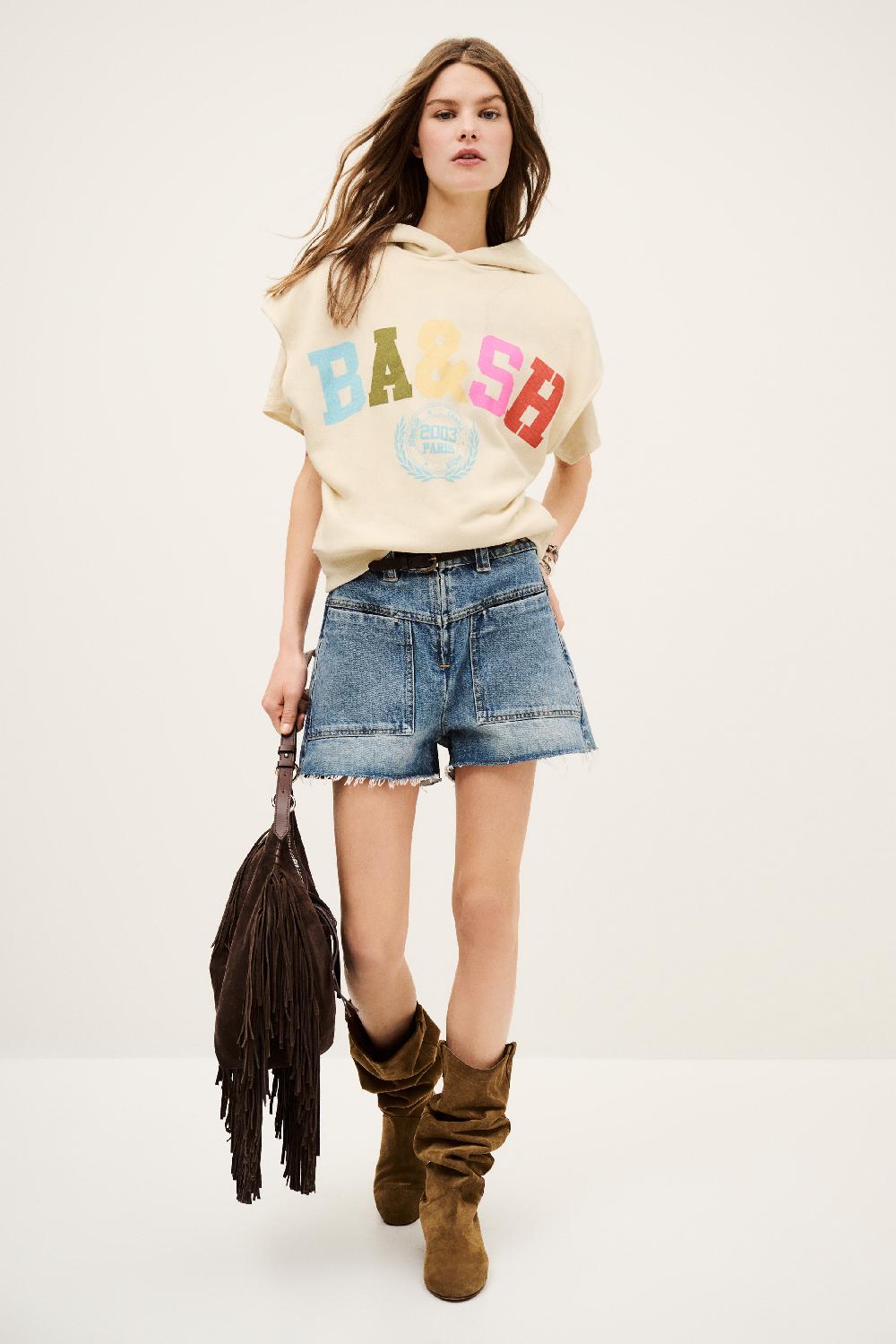 Ba&sh Sweatshirt Beny Blanc Ecru