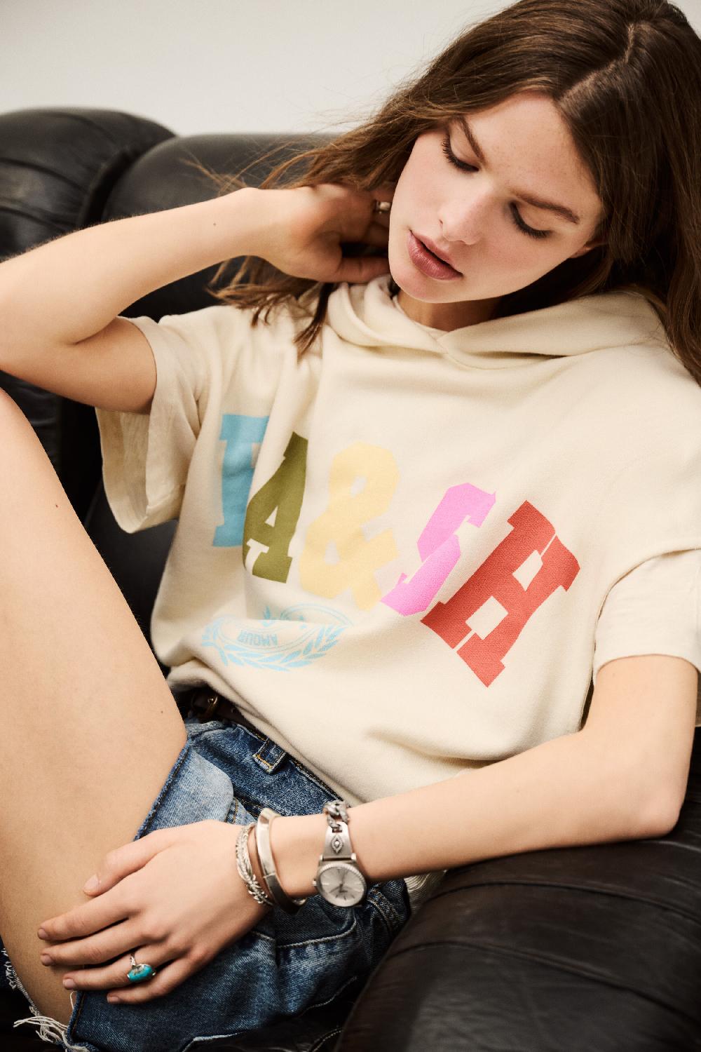 Ba&sh Sweatshirt Beny Blanc Ecru