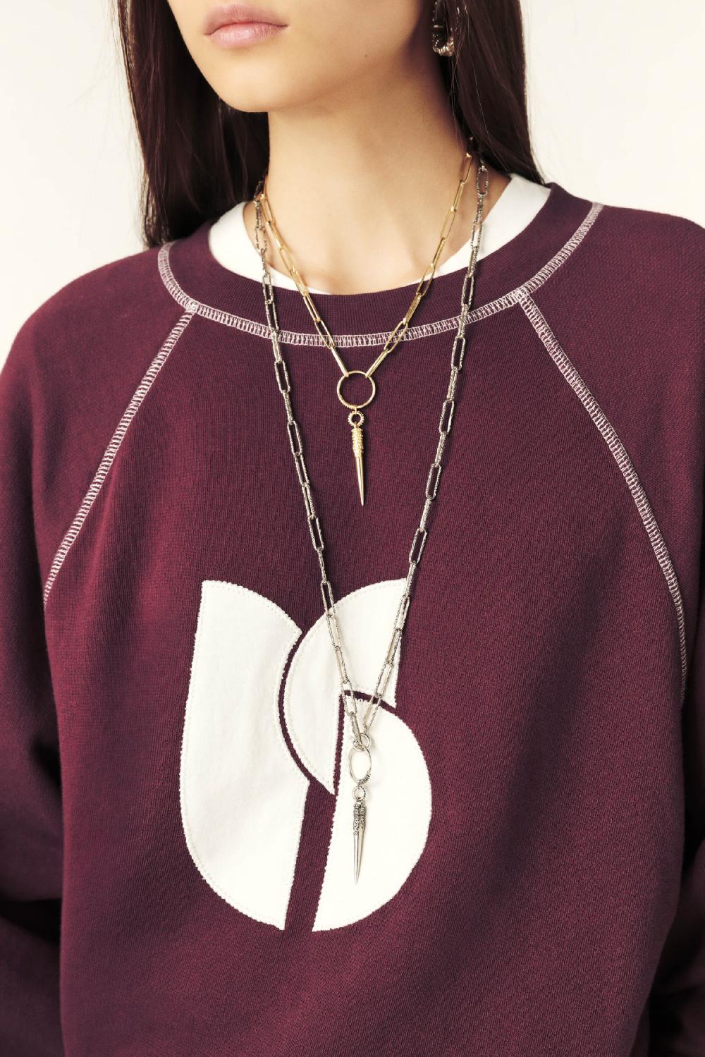 Ba&sh Sweatshirt Loose Bart Violet