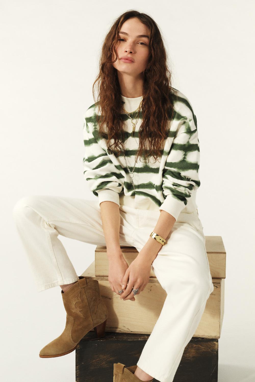 Ba&sh Sweatshirt Style MarinièRe Sete Kaki