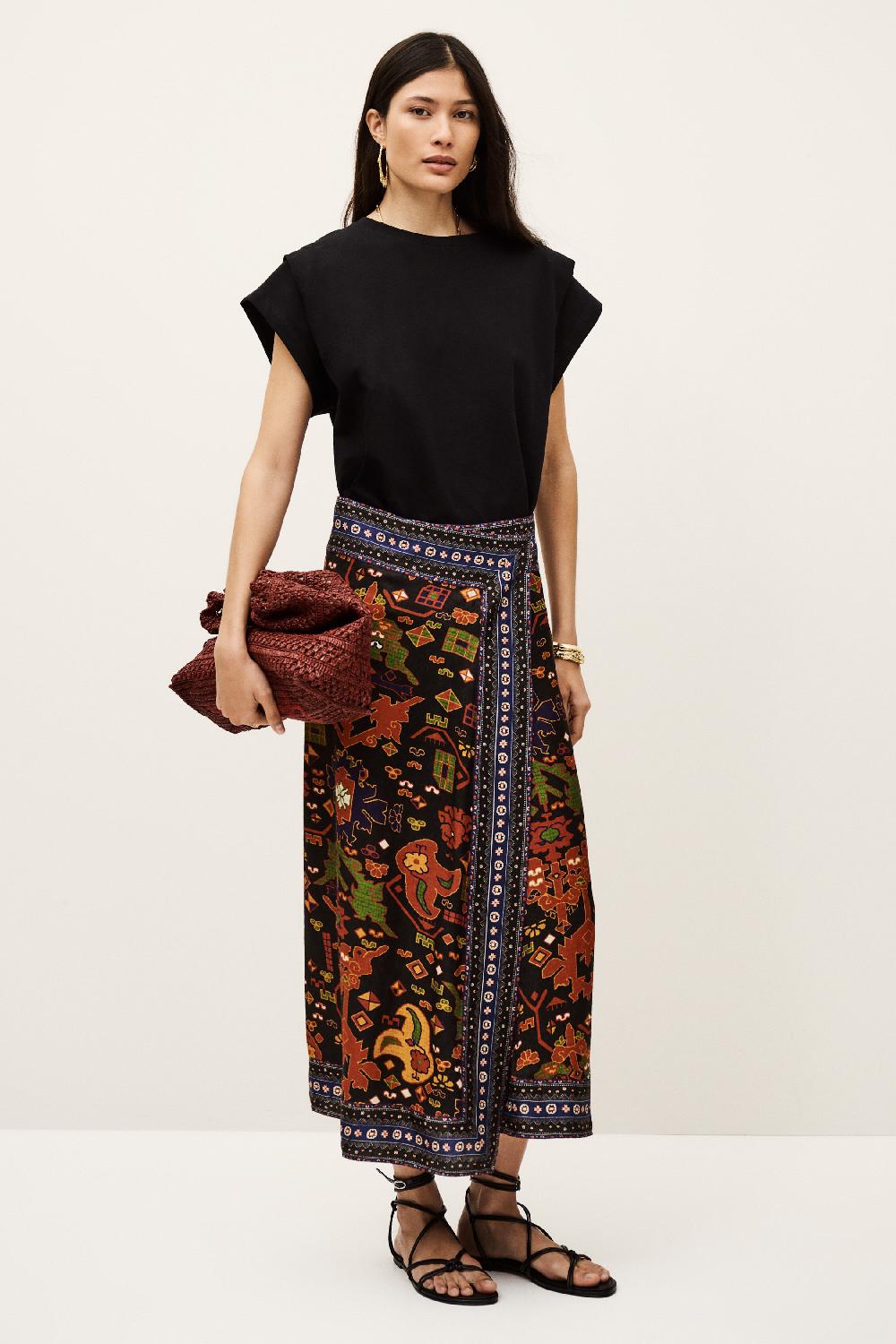 Ba&sh T-Shirt Ample Pio Noir