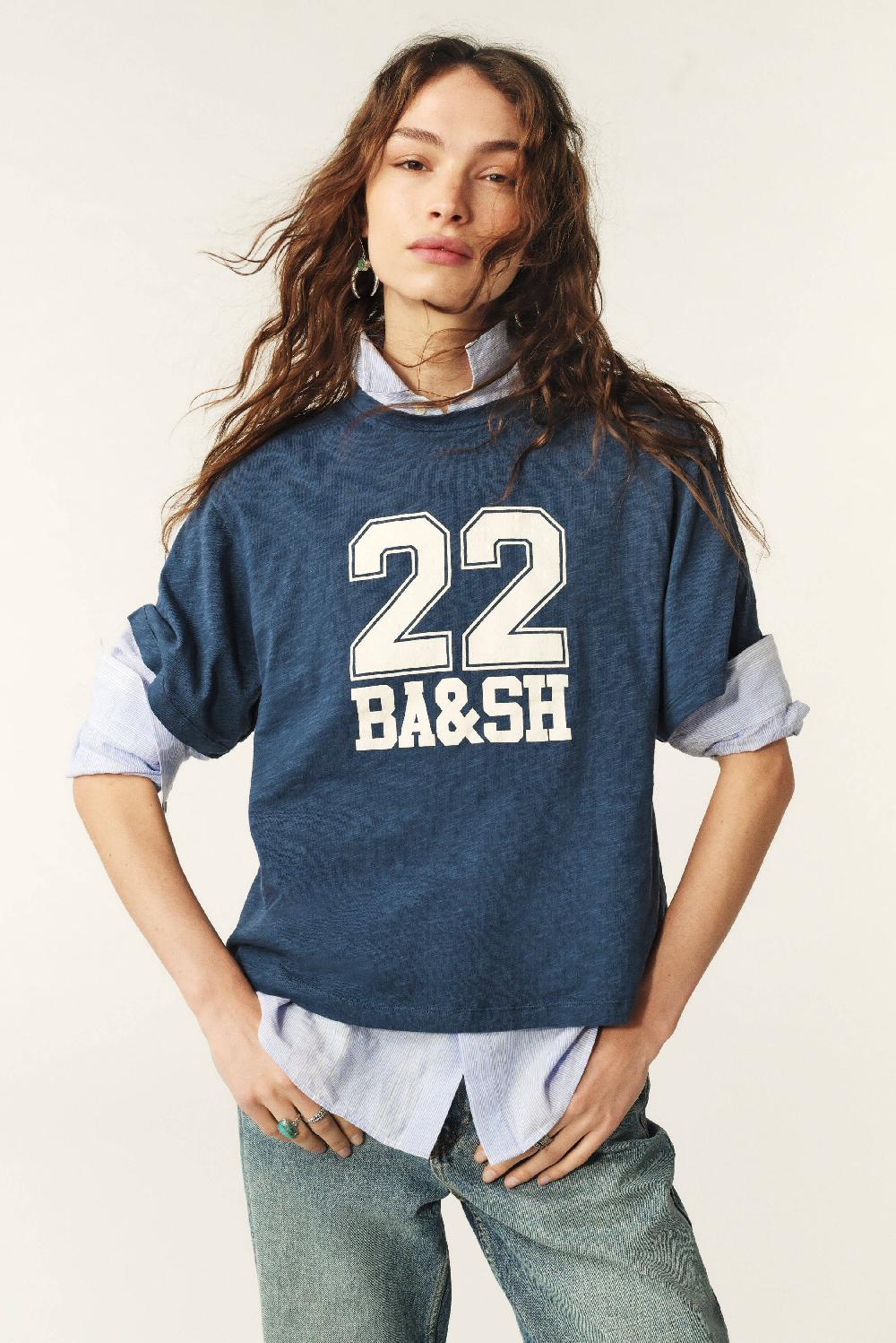 Ba&sh T-Shirt Esprit Casual Virgo Navy