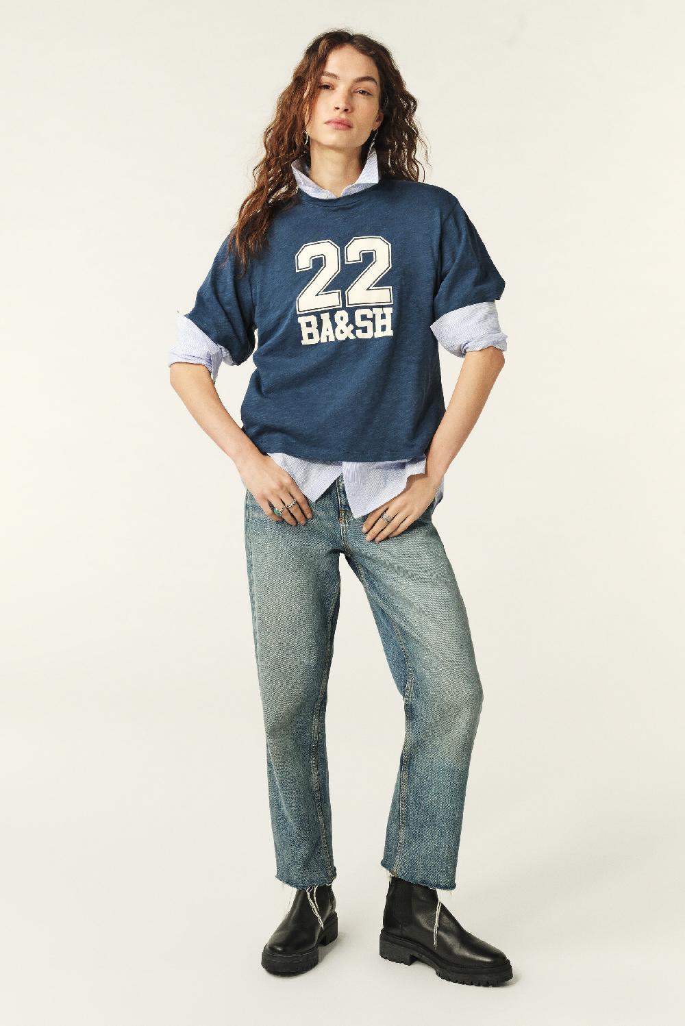 Ba&sh T-Shirt Esprit Casual Virgo Navy