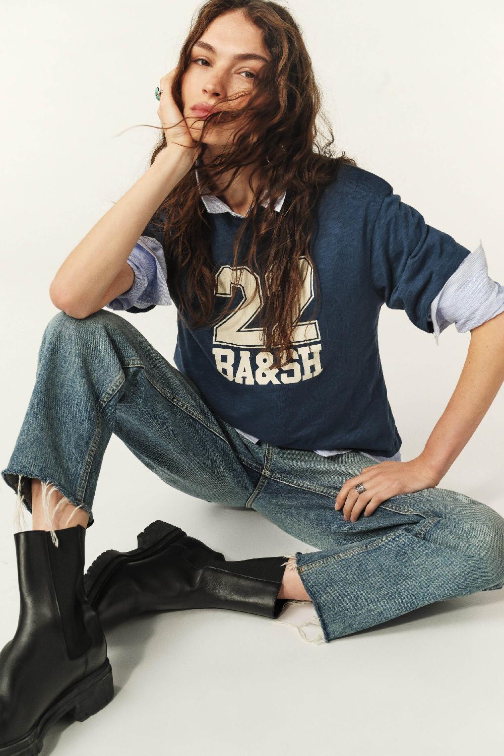 Ba&sh T-Shirt Esprit Casual Virgo Navy